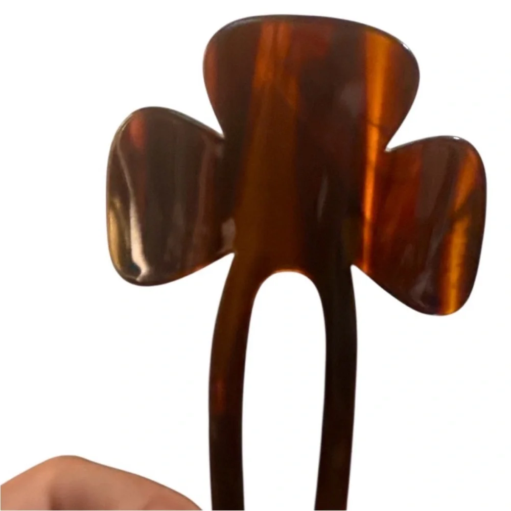 New 1970’s French Hair Picks‎ Statement Hair Accessory in Tortoiseshell , NOS